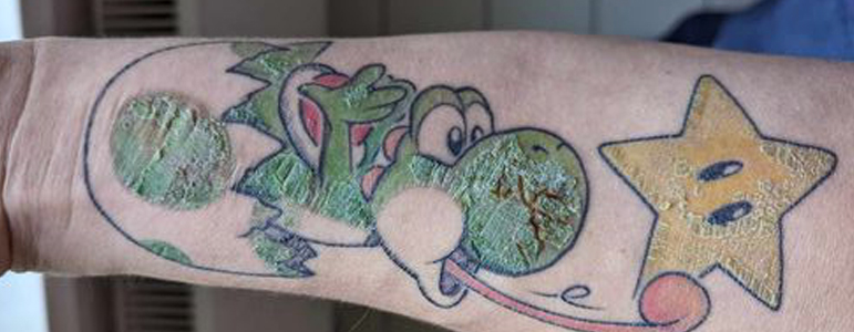 cicatrisation tatouage couleur tattoo tatoueur couleur strasbourg J+11