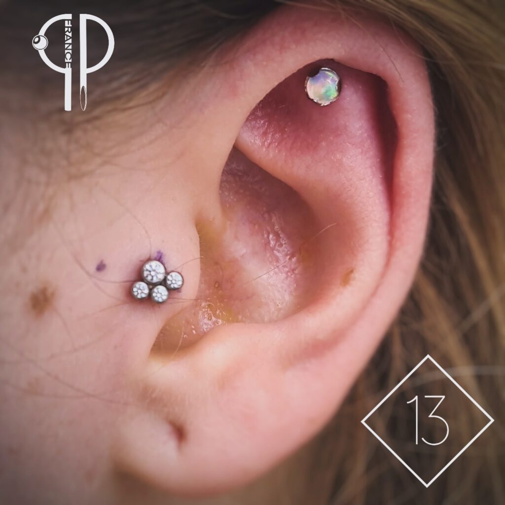 Piercing oreille helix tragus pierceur strasbourg