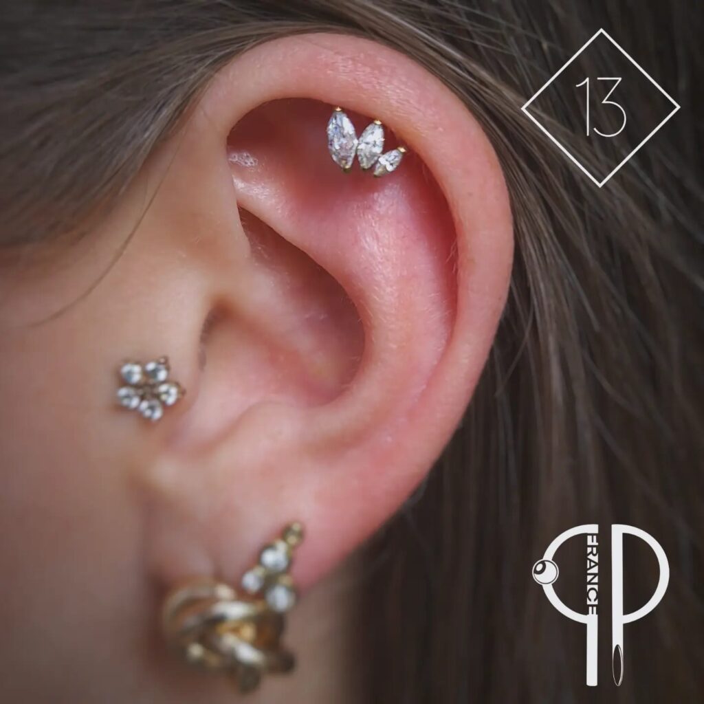 Piercing oreille helix tragus pierceur strasbourg