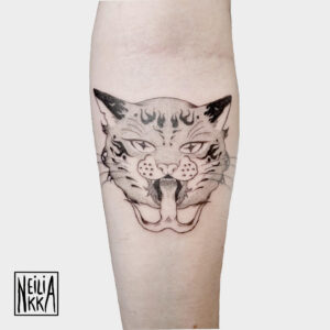 Tatouage tigre Tatoueuse strasbourg Neilikka