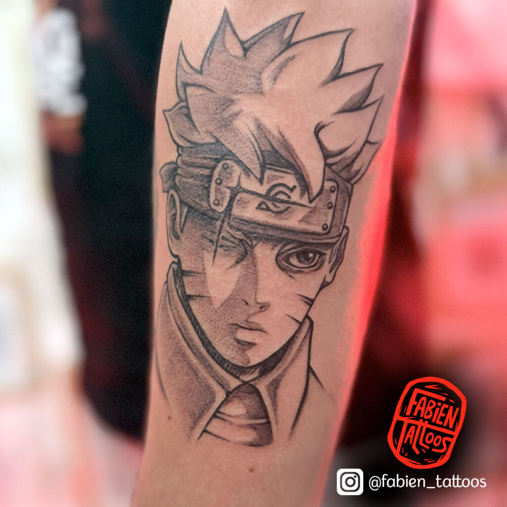 Tatoueur Strasbourg Manga Naruto Tatouage Boruto