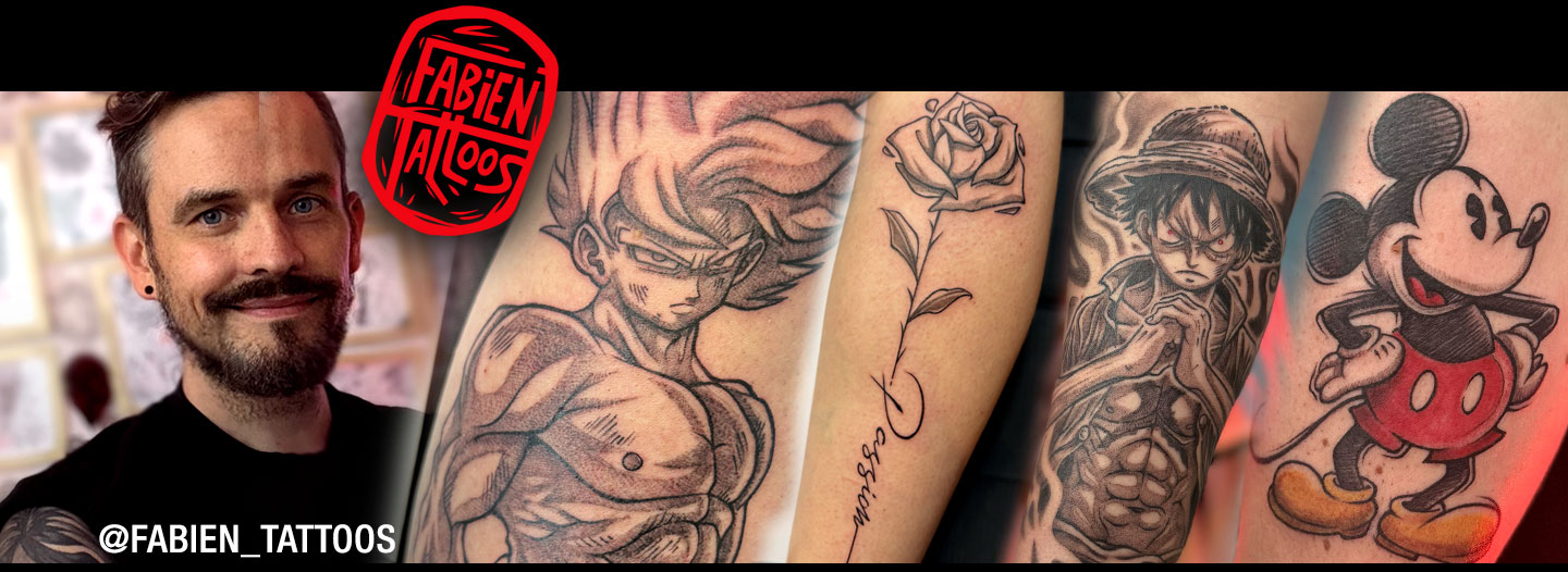 Tatoueur Strasbourg Manga Floral Réaliste Fabien Tattoos