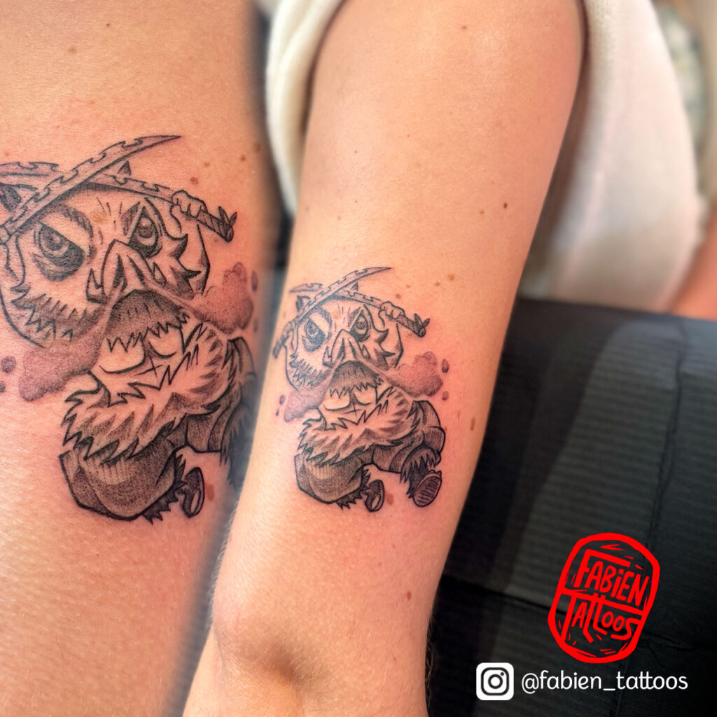 Tatoueur Manga Strasbourg Tatouage Inosuke Demon Slayer
