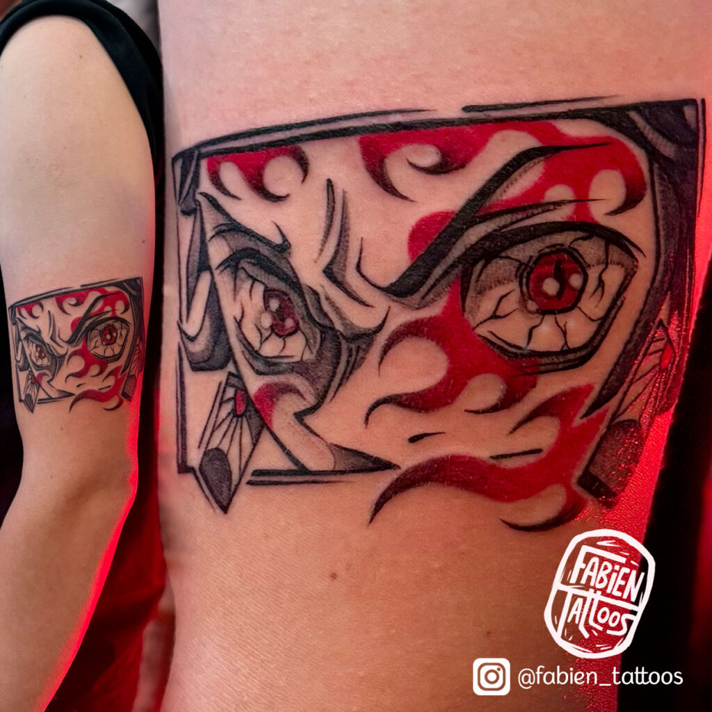 Tatouage Tanjiro Demon Slayer Tatoueur Manga Strasbourg Fabien Tattoos