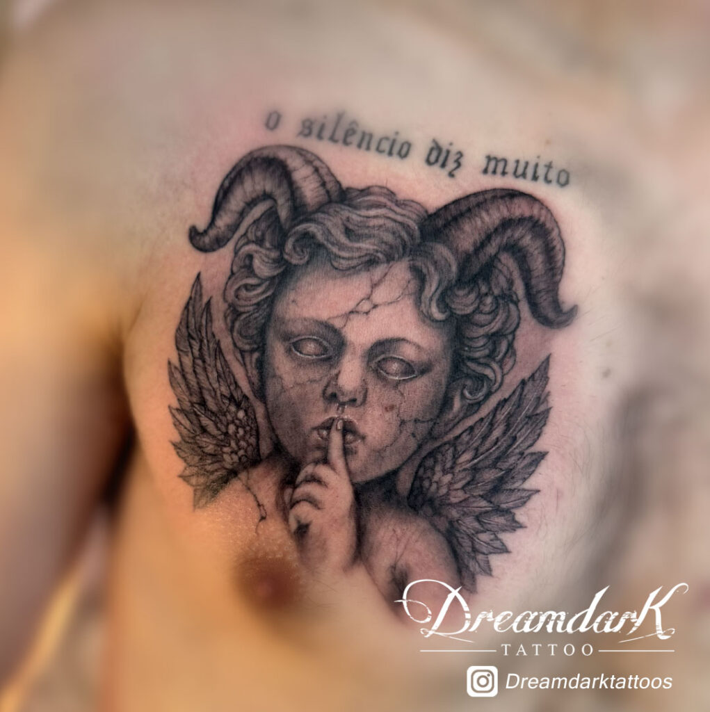 Tatouage ange demon realiste tatoueur tatoueuse strasbourg dream dark tattoos